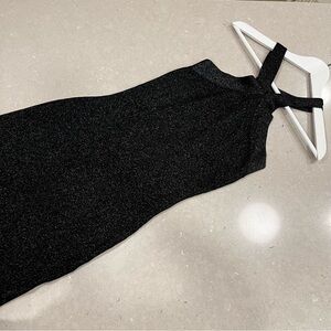 Sparkly Black Bodycon Dress